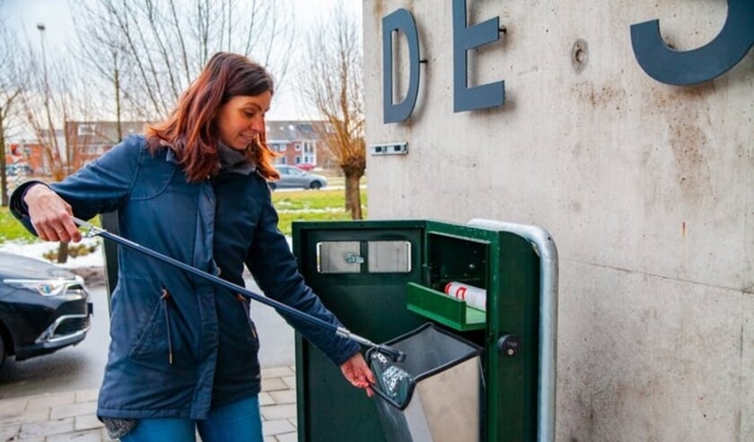 Knijperhub als distributiestation voor afvalknijpers